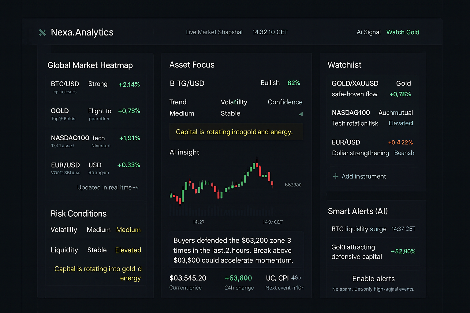 Nexa Analytics Dashboard